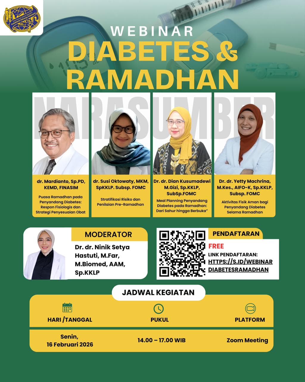 Webinar Diabetes & Ramadhan
